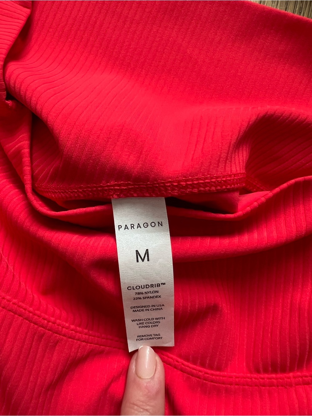 PARAGON Hot Pink Ribbed Active Set - Picture 4 of 5